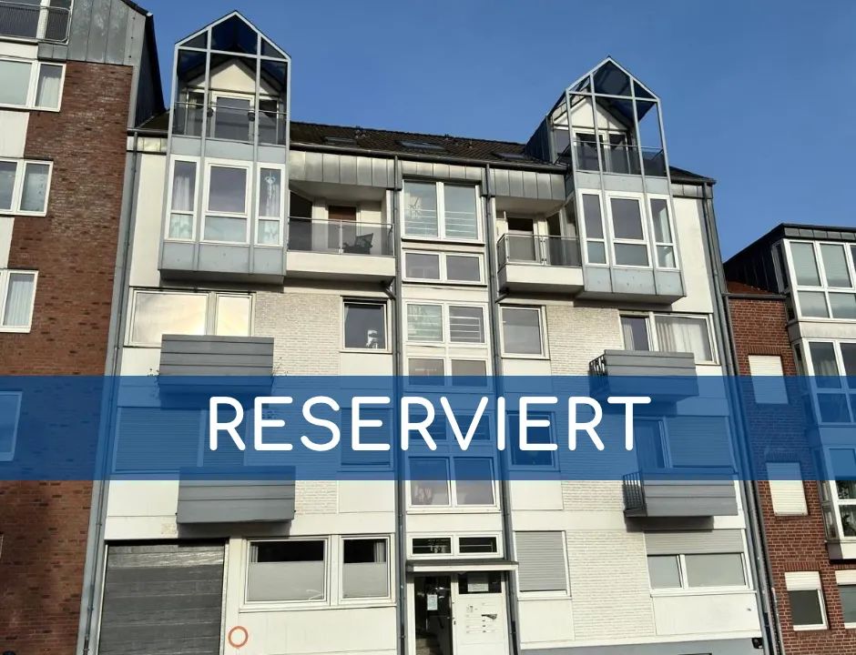 – R E S E R V I E R T – 3 – Zimmer Eigentumswohnung mit Balkon und schönem Ausblick im Stadtkern von Kleve