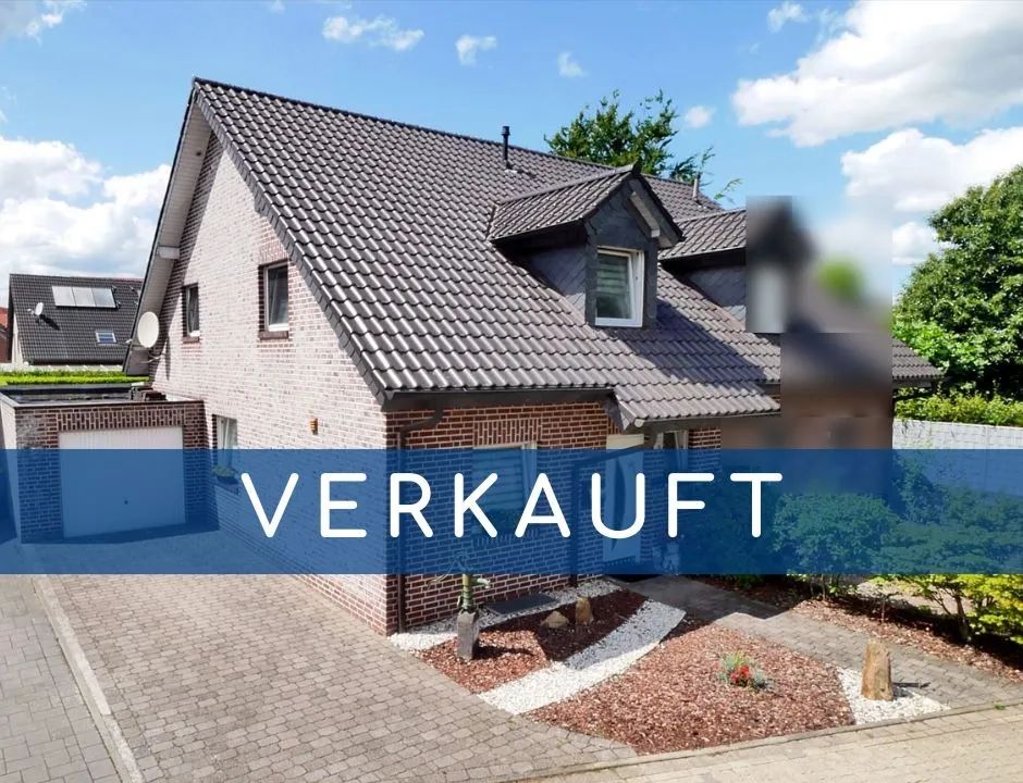 – V E R K A U F T – Neuwertige Doppelhaushälfte mit Garage, Vollkeller und schönem Garten in Kleve